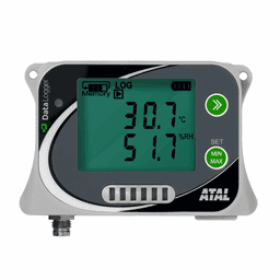 Afbeelding van ATU-12 Temperatuur en RV datalogger met interne sensor en externe PT1000 ingang voor extra temperatuursensor