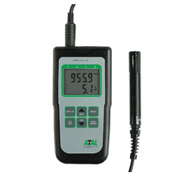 Toon details voor ATC-10 Handmeter 4 kanalen temperatuur, RV, dauwpunt en atmosferische druk Afbeelding van ATC-10 Handmeter 4 kanalen temperatuur, RV, dauwpunt en atmosferische druk