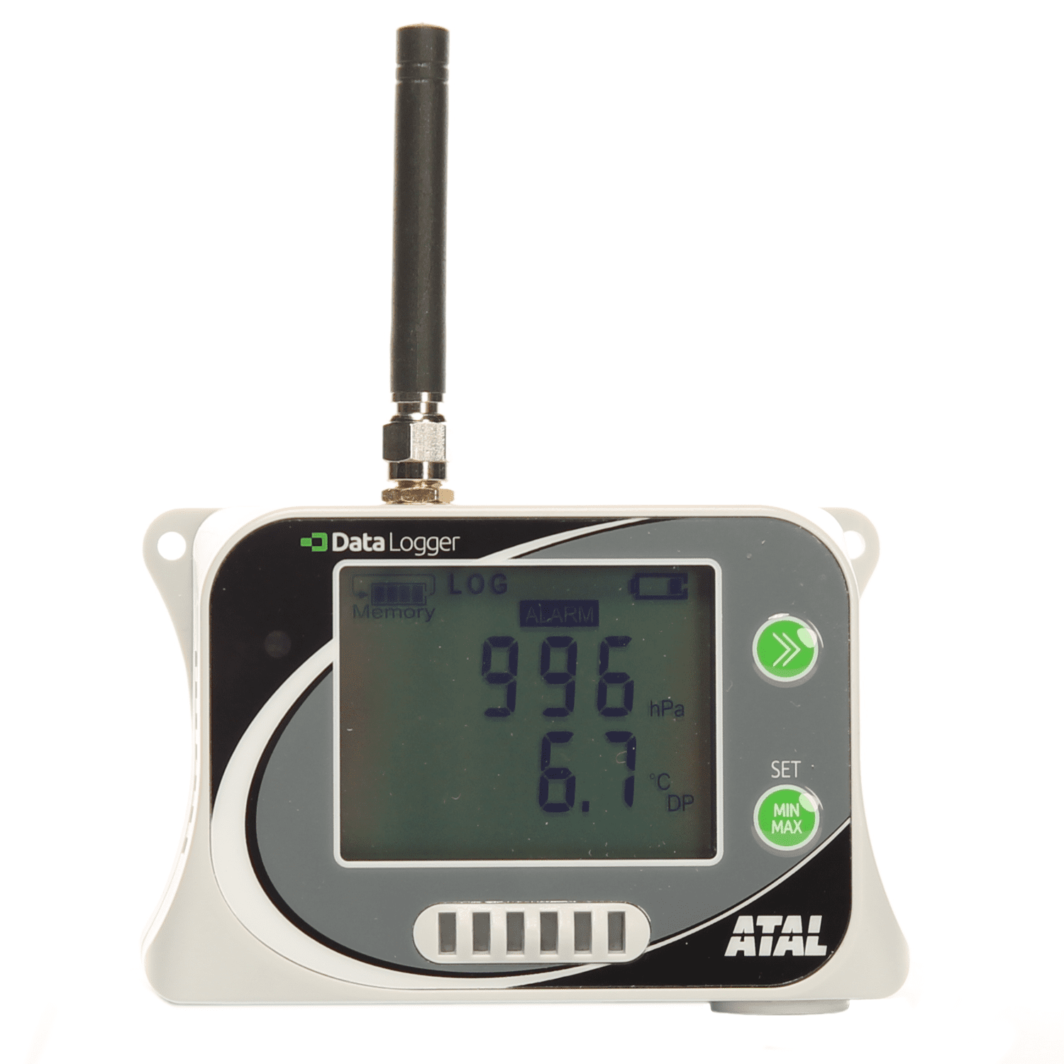 Afbeelding van ATR-CTP-G ClimaTrend binnenklimaat datalogger voor CO2, temperatuur, RV en atmosferische druk met GSM-modem