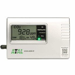 Afbeelding van MB450SD-W CO2 meter en datalogger voor luchtkwaliteit en ventilatie met SD-kaart en Wifi communicatie