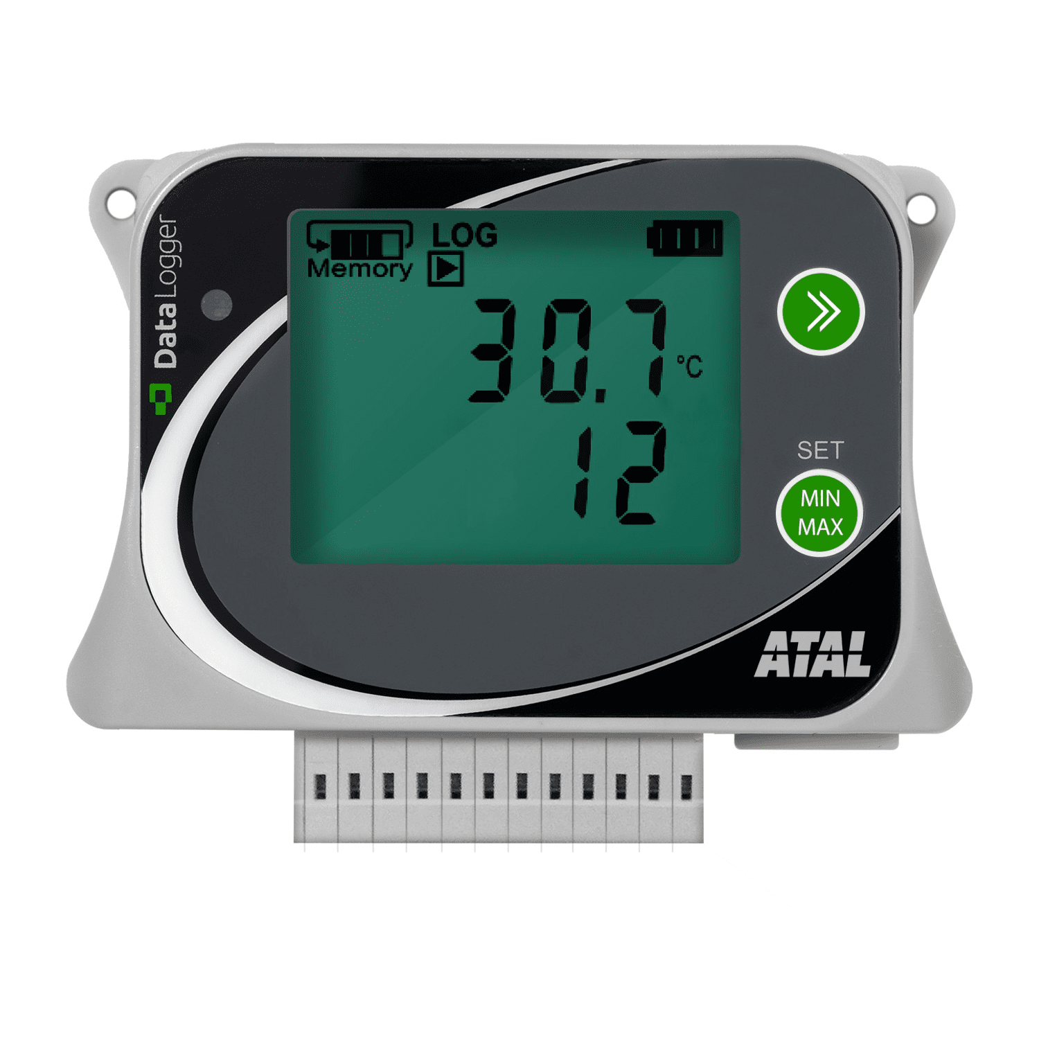 Afbeelding van ATU-08 Processignalen datalogger met 3 ingangen voor 0-10V signalen en 1 contact