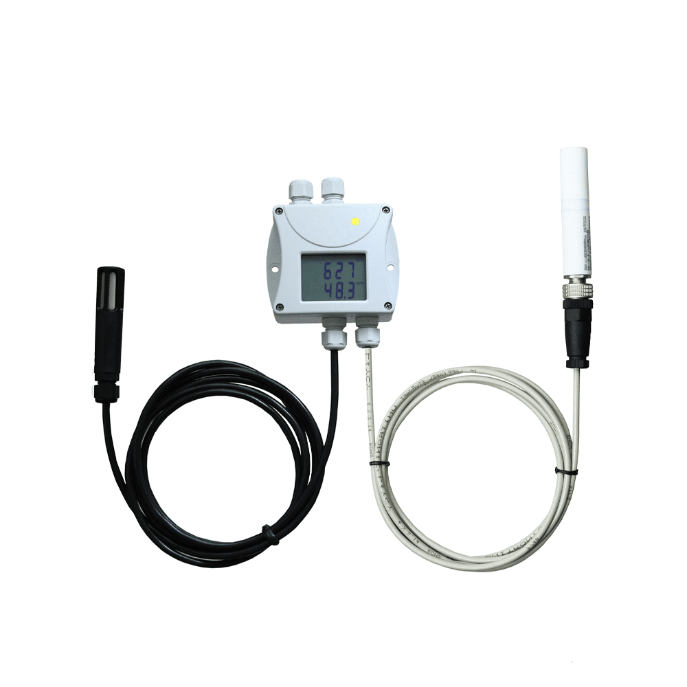 Afbeelding van AT-VLI-106DRS CO2 Sensor industriële uitvoering met externe meetprobe en analoge 0-10V uitgang