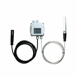 Afbeelding van AT-VLI-106DRS232 CO2, temperatuur en RV sensor industriële uitvoering met externe meetprobe en RS232 communicatie