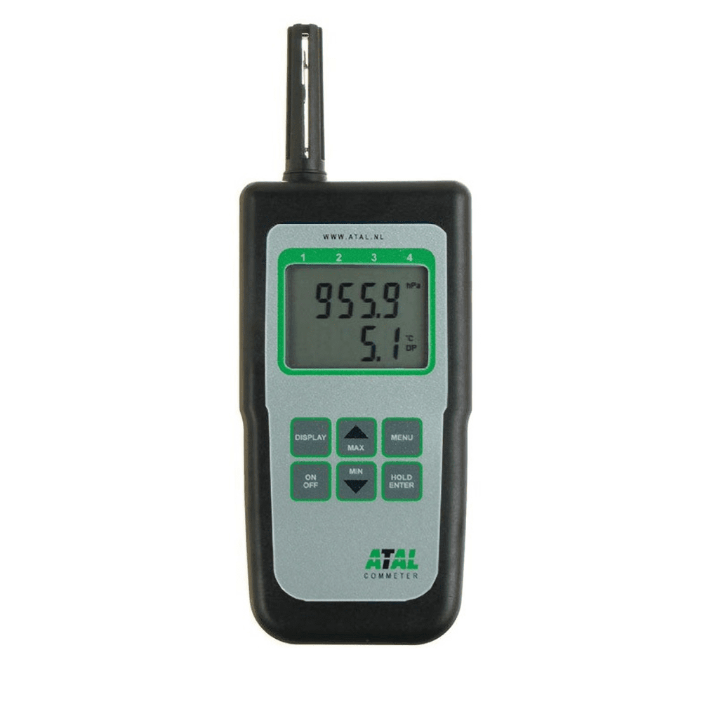 Afbeelding van ATC-09 Handmeter 3 kanalen temperatuur, RV, dauwpunt en atmosferische druk