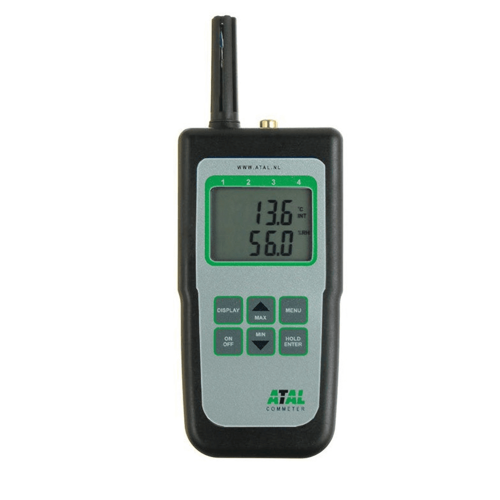 Afbeelding van ATC-08 Handmeter 3 kanalen temperatuur, RV en dauwpunt