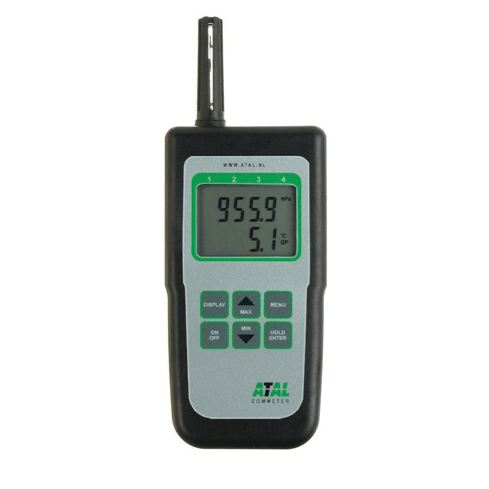 Afbeelding van ATD-09 Handmeter met datalogger 3 kanalen temperatuur, RV, dauwpunt en atmosferische druk