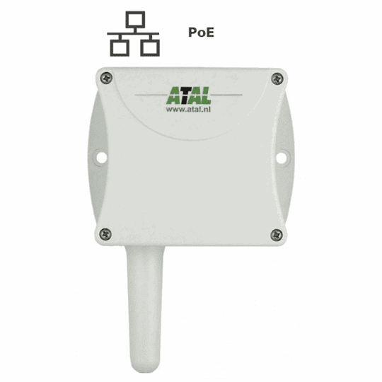 Afbeelding van EPND-T-INT-POE Ethernet monitoring systeem (PoE) met geintegreerde temperatuur sensor