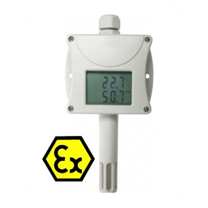 Afbeelding van TRA-102D-Ex Explosieveilige temperatuur en relatieve vochtigheid sensor met analoge 4-20mA uitgang