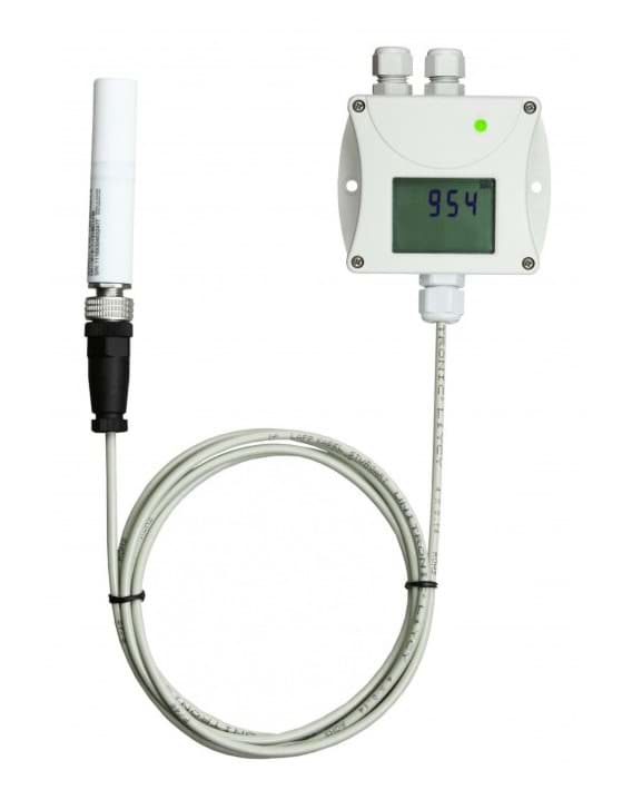 Afbeelding van AT-VLI-104DRS232 CO2 Sensor industriële uitvoering met externe meetprobe en RS232 communicatie