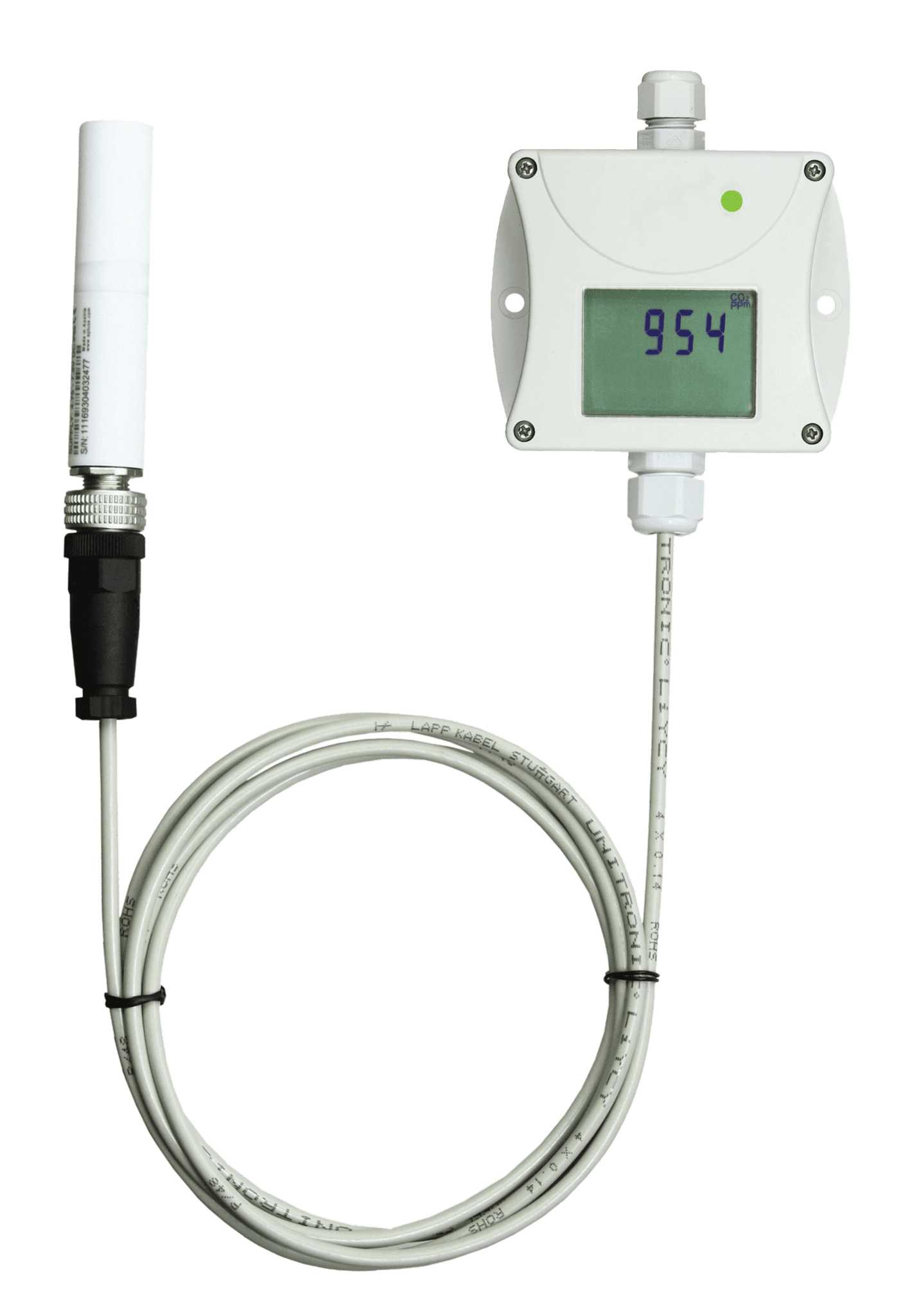 Afbeelding van AT-VLI-104 CO2 sensor industriële uitvoering met externe meetprobe