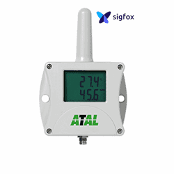 Afbeelding van ASF-11R Draadloze temperatuur en RV sensor met externe voeler en Sigfox communicatie