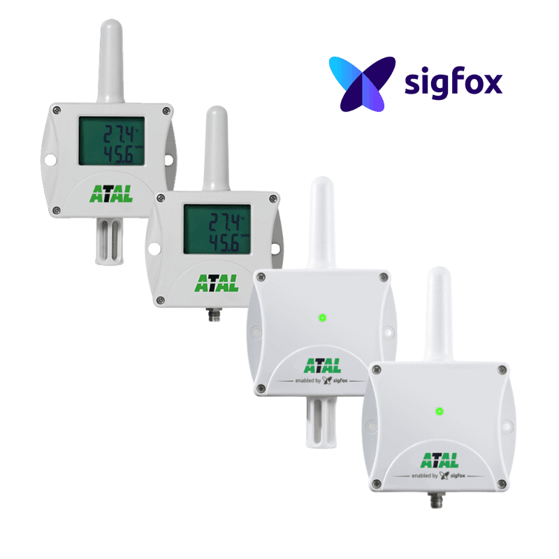 Afbeelding van ASF-11 Draadloze temperatuur en relatieve vochtigheidsensor met Sigfox communicatie