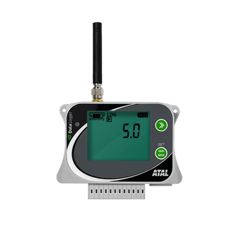 Afbeelding van ATR-08-G Datalogger met 3 ingangen voor 0-10V processignalen en 1 contact met GSM-modem