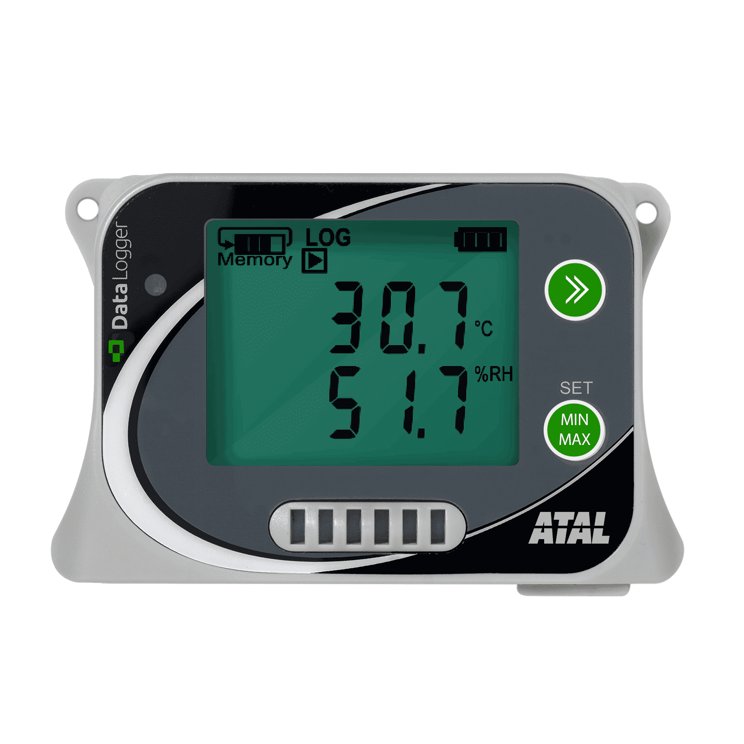 Afbeelding van ATU-CTP ClimaTrend binnenklimaat datalogger voor temperatuur, RV, CO2 en atmosferische druk