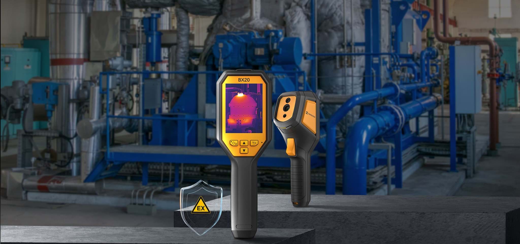 Thermografische camera geschikt voor gebruik in ATEX-omgevingen Model: HM- BX20 | ATAL